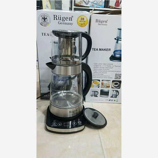 چای ساز روهمی پنل دار روگن مدل RU_1510 ظرفیت 1/7 لیتر